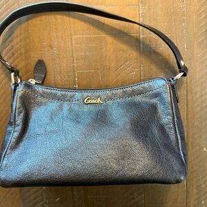 Coach Black Leather Small Bag